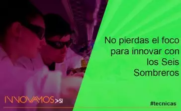 No pierdas el foco para innovar con los Seis Sombreros